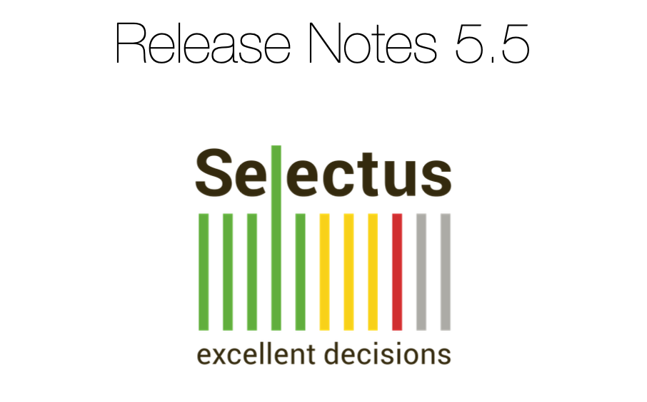 Selectus Release Notes 5.5